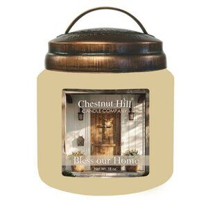 Bless Our Home 18 oz Jar Candle - Cinnamon, vanilla and pineapple